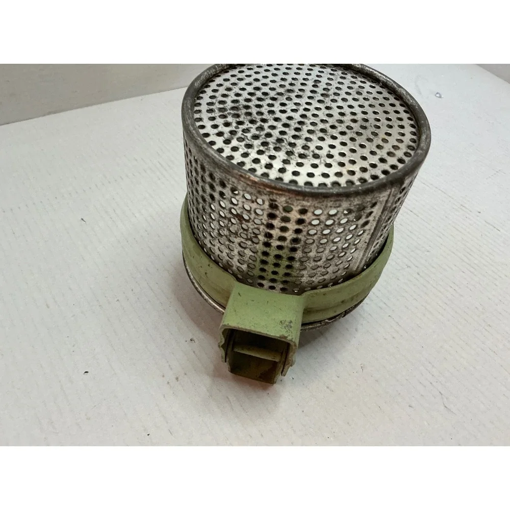 Vintage Potato Ricer Green Metal Hand Press Fruit Masher Farmhouse
